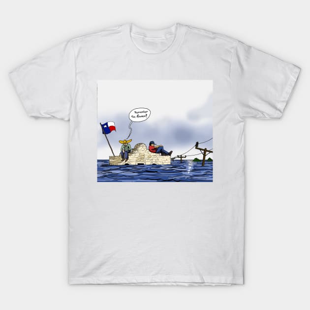 Texas Floods T-Shirt by Felipe.Makes.Cartoons